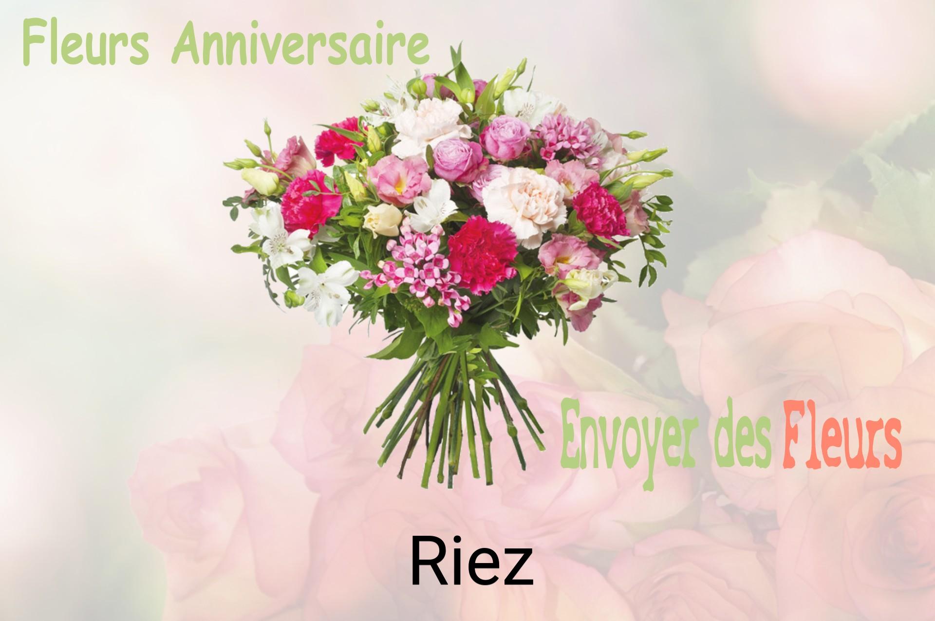 Bouquet de fleurs d’anniversaire livré à Riez