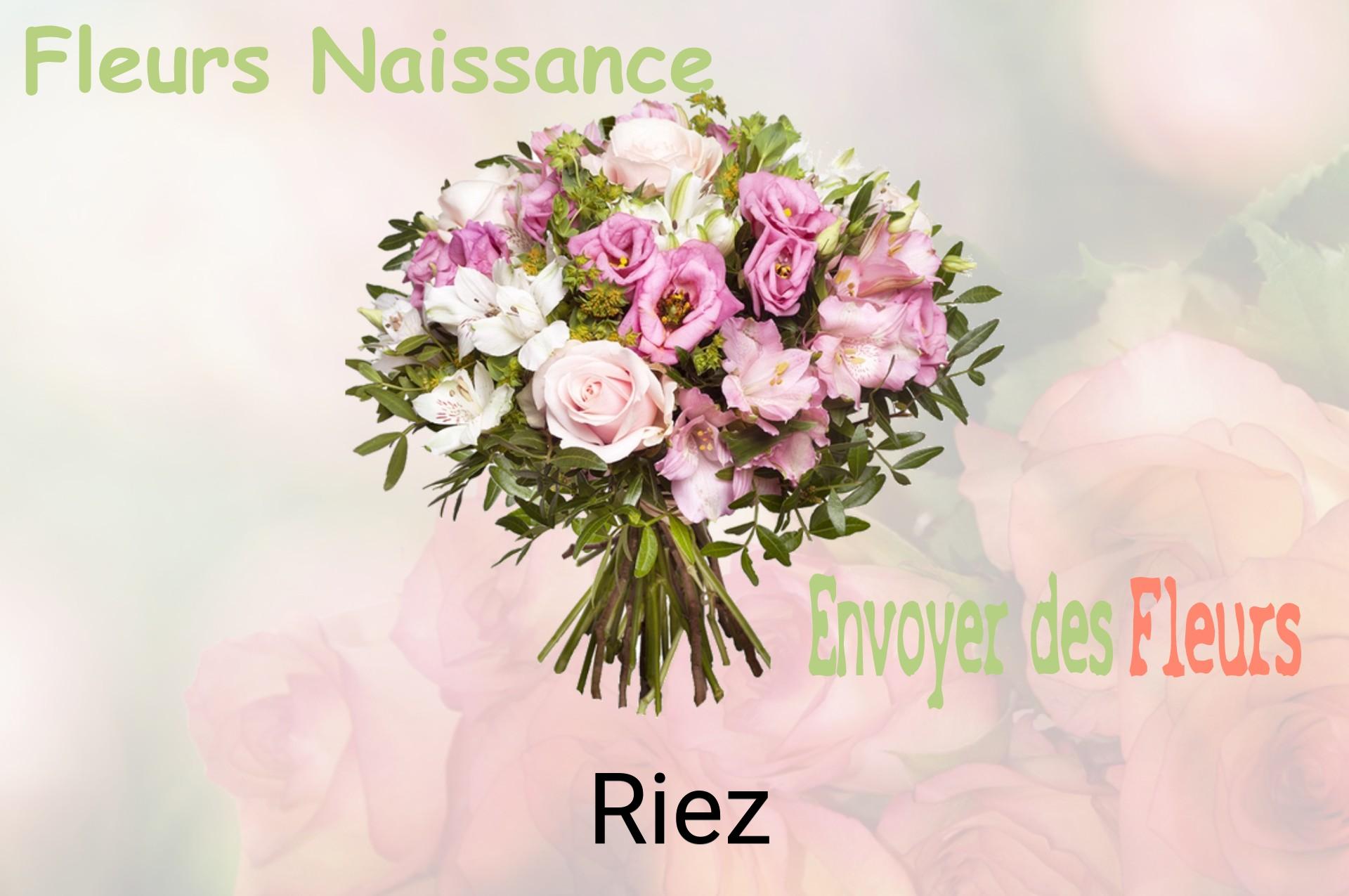 Bouquet de fleurs de naissance livré à Riez